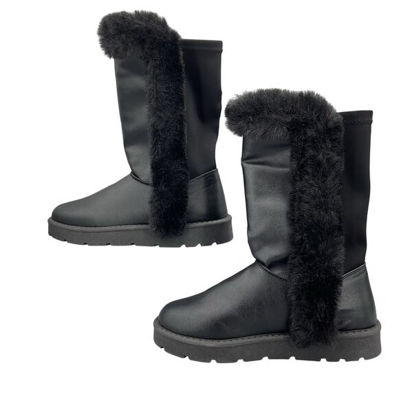 NEW Journee Collection Women’s Cleeo Winter Boots Black Size 7 - Picture 2 of 11